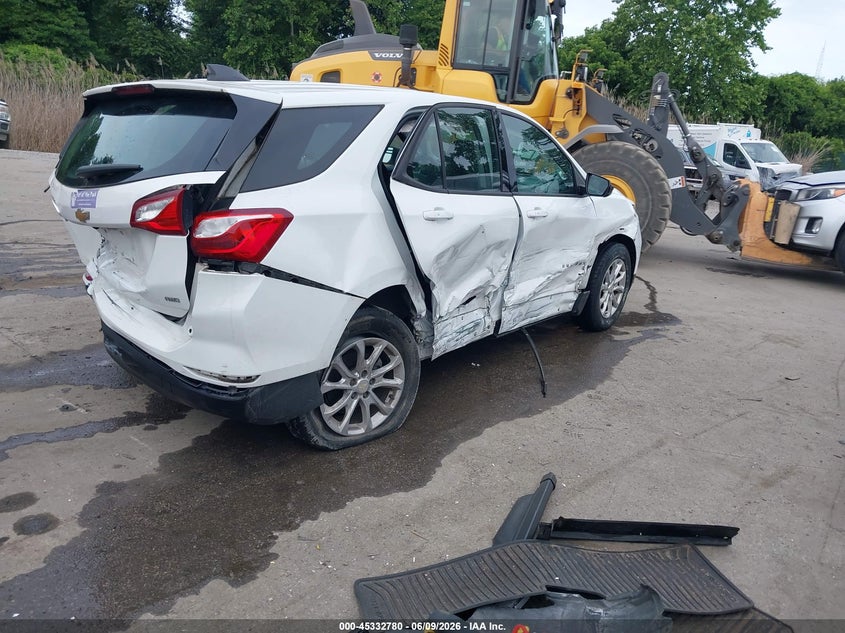 Vin: 2gnaxsev8k6110165, lot: 45830716, chevrolet equinox ls 20194
