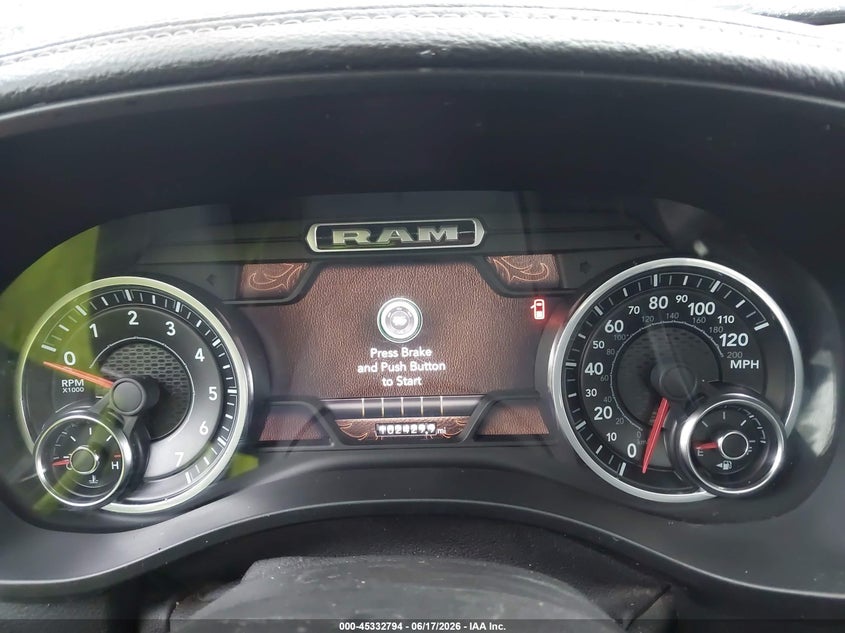 RAM 1500 2021 VIN 1C6SRFJT2MN779945