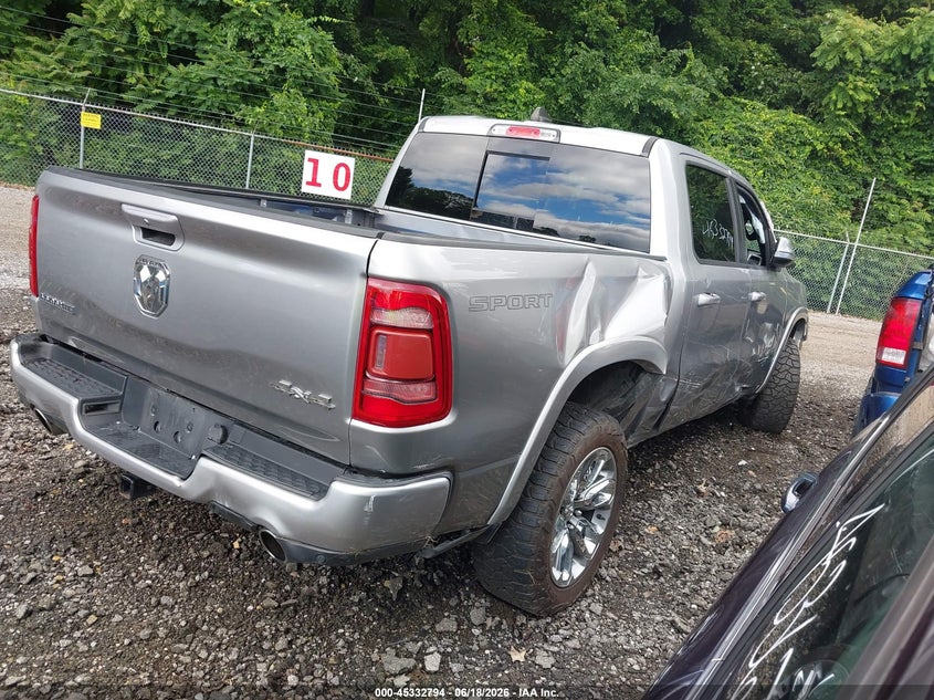 Vin: 1c6srfjt2mn779945, lot: 45830730, ram 1500 laramie  4x4 5'7 box 20214
