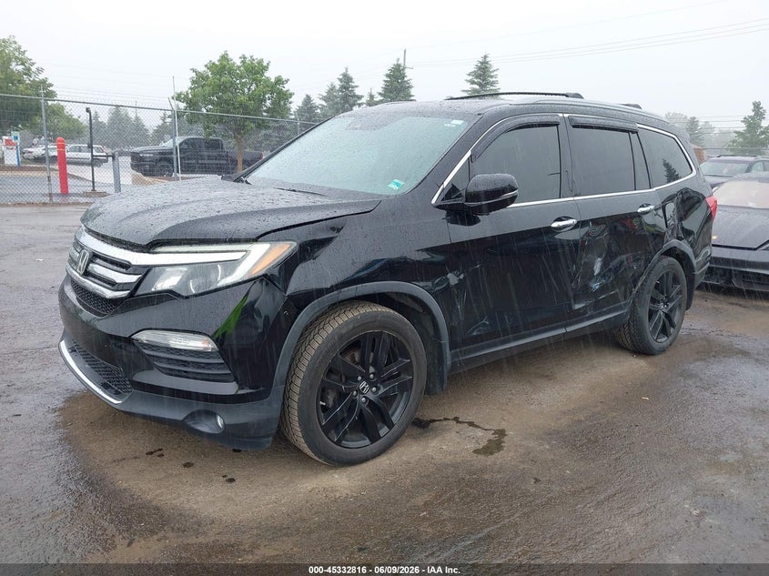 Vin: 5fnyf6h01gb119065, lot: 45830752, honda pilot elite 20162