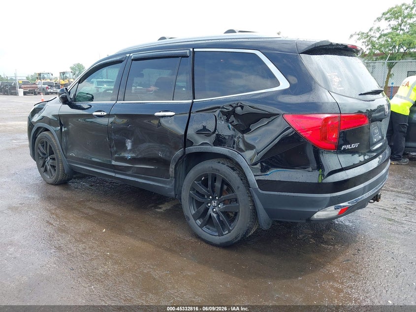 Vin: 5fnyf6h01gb119065, lot: 45830752, honda pilot elite 20163