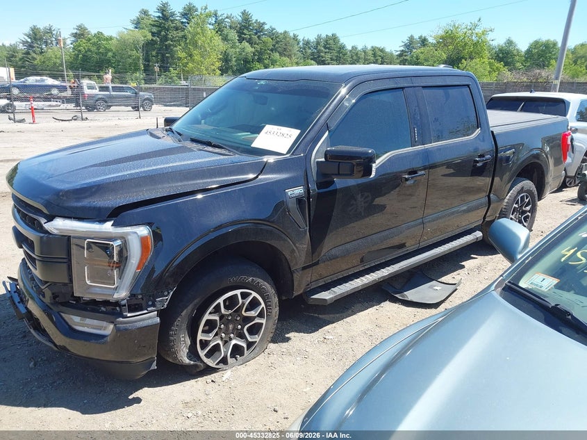 Vin: 1ftew1ep3mfc97476, lot: 45830761, ford f-150 lariat 20212