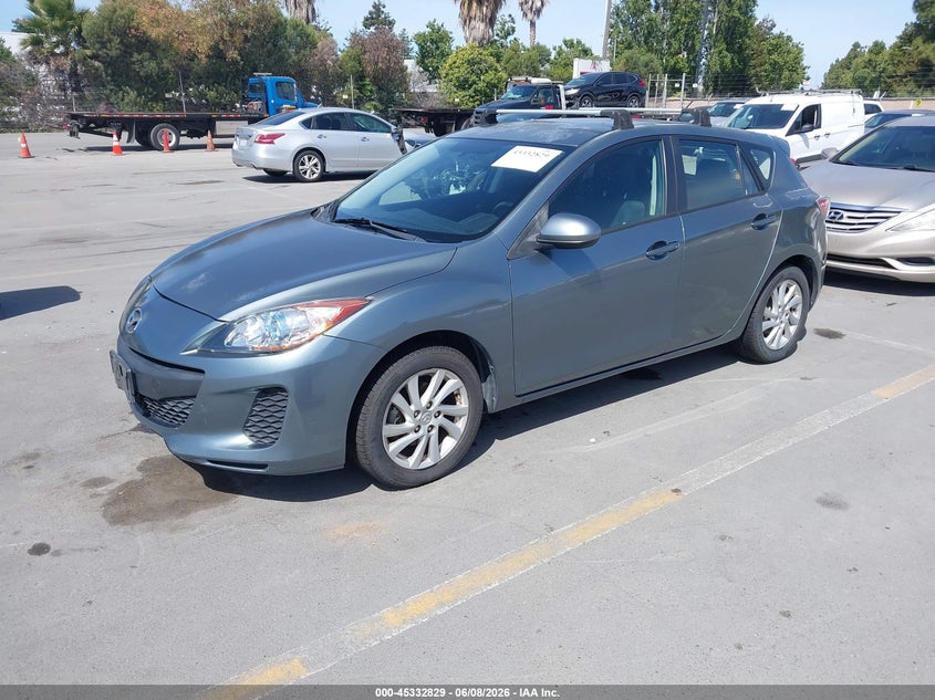 Vin: jm1bl1l86c1653082, lot: 45830765, mazda mazda3 i touring 20122