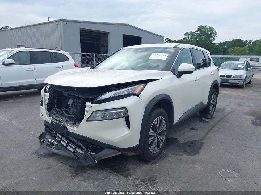 Vin: jn8bt3bbxpw483637, lot: 45830771, nissan rogue sv intelligent awd 20232