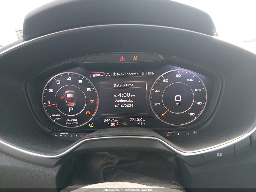 2021 Audi Tt VIN: TRUAEAFVXM1002813 Lot: 45332897