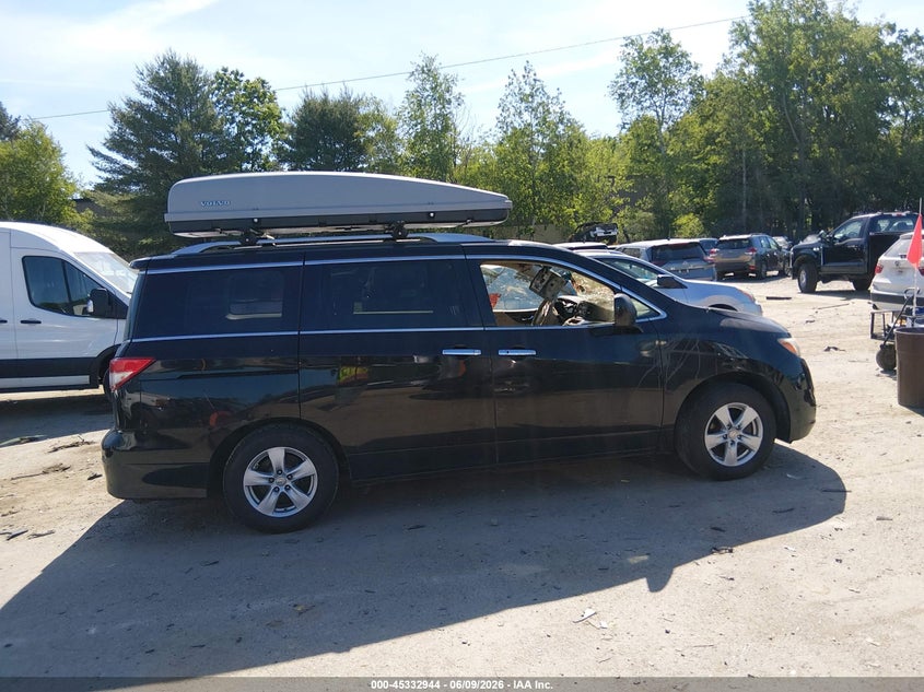 2014 Nissan Quest Sv VIN: JN8AE2KP5E9101098 Lot: 45332944