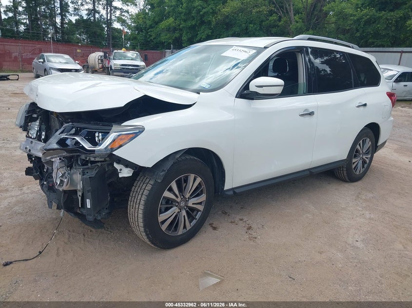 Vin: 5n1dr2mm5jc654097, lot: 45830897, nissan pathfinder sv 20182