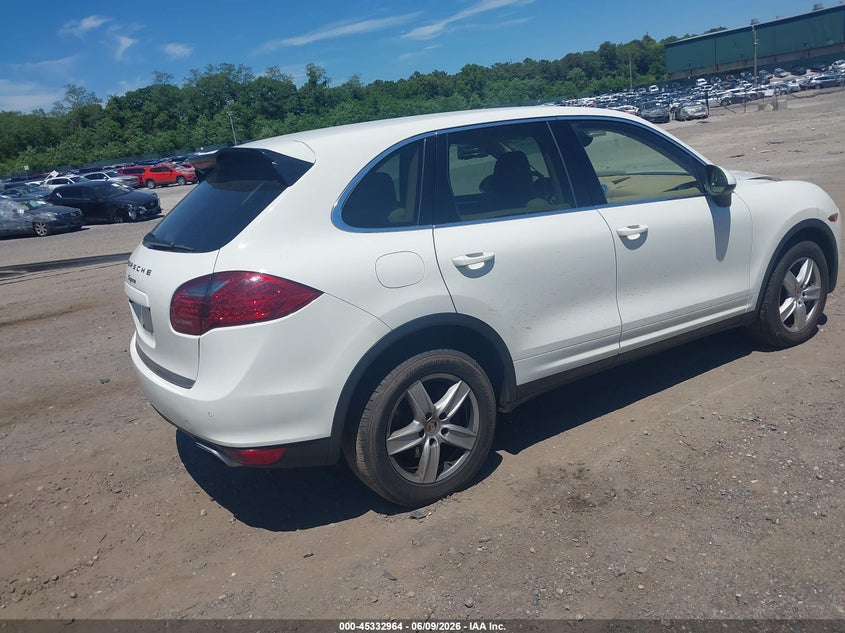 Vin: wp1aa2a26cla02494, lot: 45830900, porsche cayenne 20124