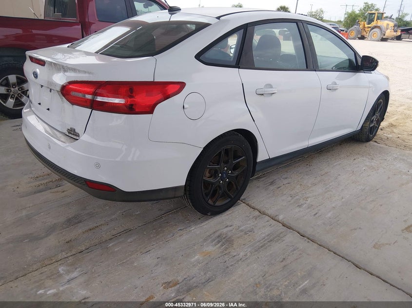 Vin: 1fadp3f25gl222233, lot: 45830907, ford focus se 20164