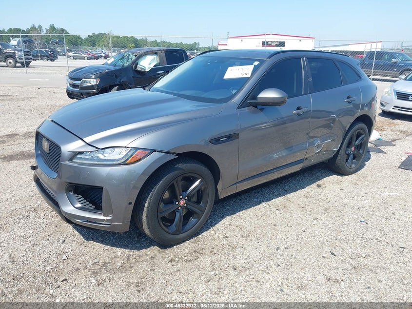 Vin: sadcl2ev5ja246157, lot: 45830908, jaguar f-pace 35t r-sport 20182