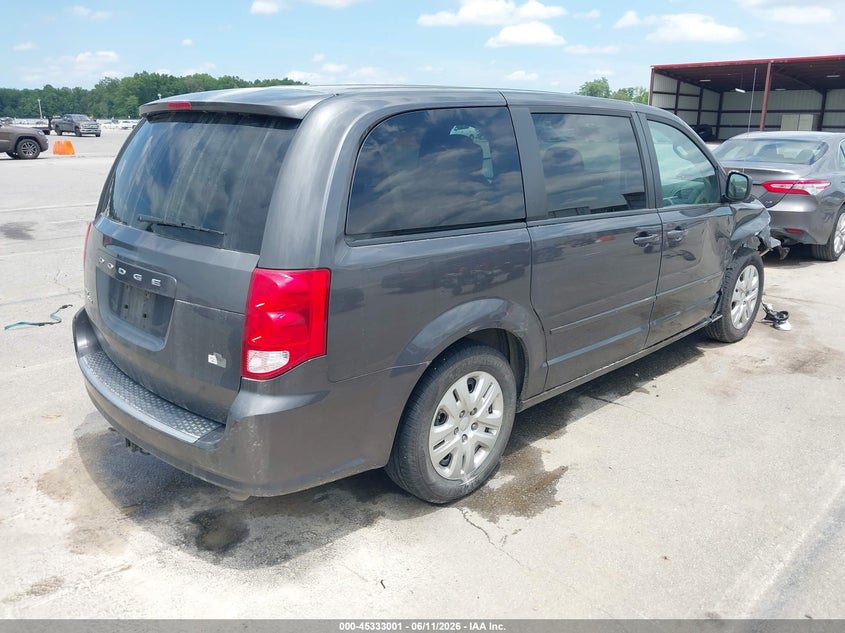 Vin: 2c4rdgbg3gr314529, lot: 45830937, dodge grand caravan se 20164