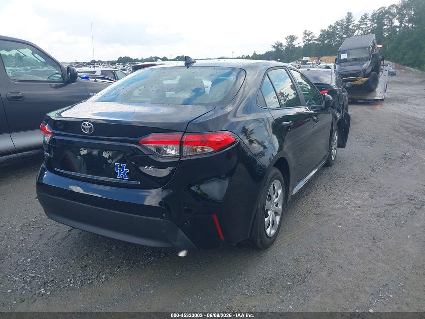 Vin: 5yfb4mde1sp313447, lot: 45830939, toyota corolla le 20254