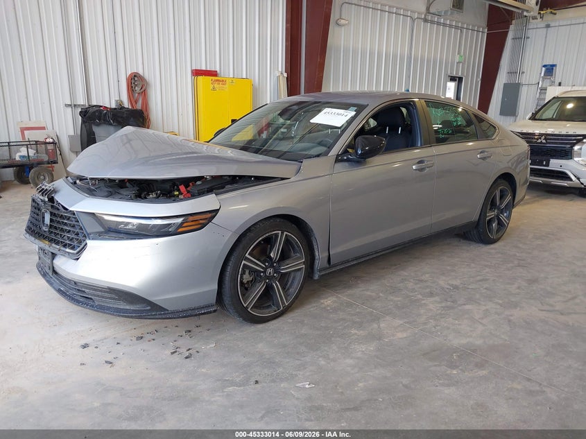 Vin: 1hgcy2f53pa050899, lot: 45830950, honda accord hybrid sport 20232