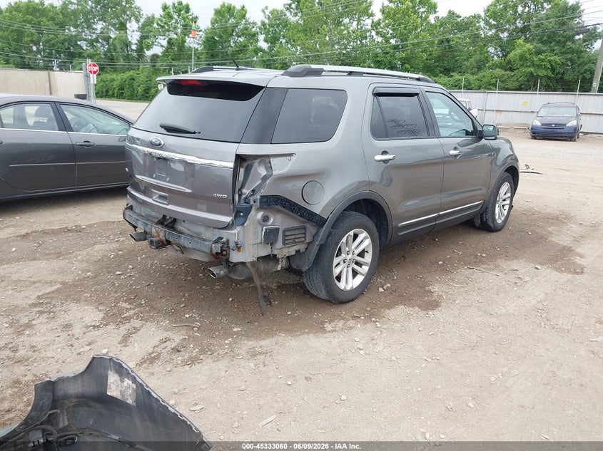 Vin: 1fm5k8d86dga57455, lot: 45830996, ford explorer xlt 20134