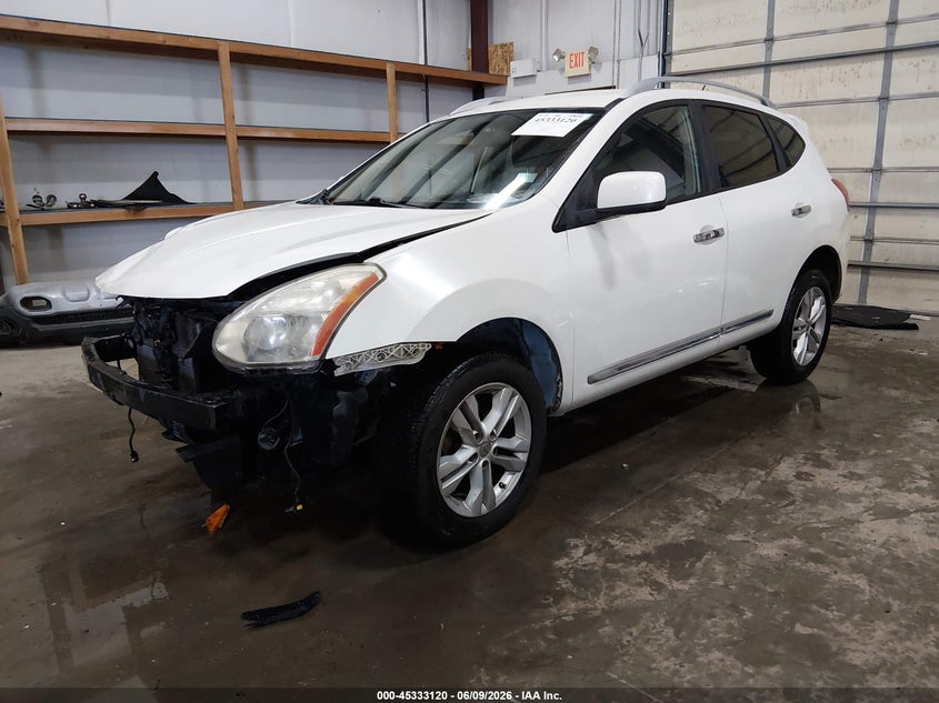 Vin: jn8as5mt4dw507734, lot: 45831056, nissan rogue sv 20132