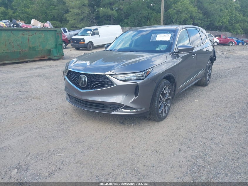Vin: 5j8ye1h4xpl023488, lot: 45831071, acura mdx technology package 20232