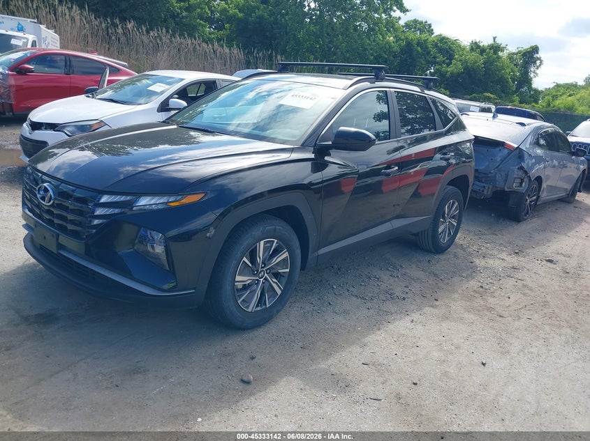 Vin: km8jbcd12ru223127, lot: 45831078, hyundai tucson hybrid blue 20242