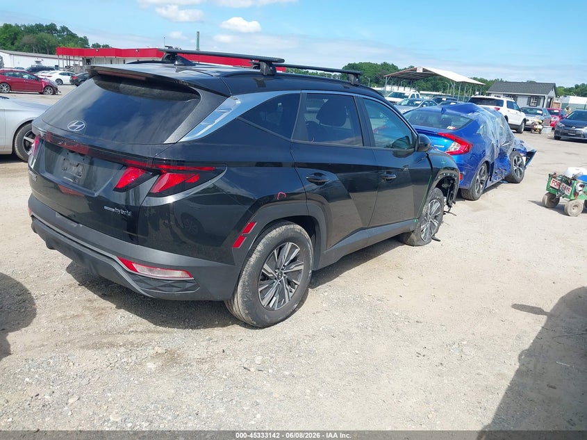 Vin: km8jbcd12ru223127, lot: 45831078, hyundai tucson hybrid blue 20244