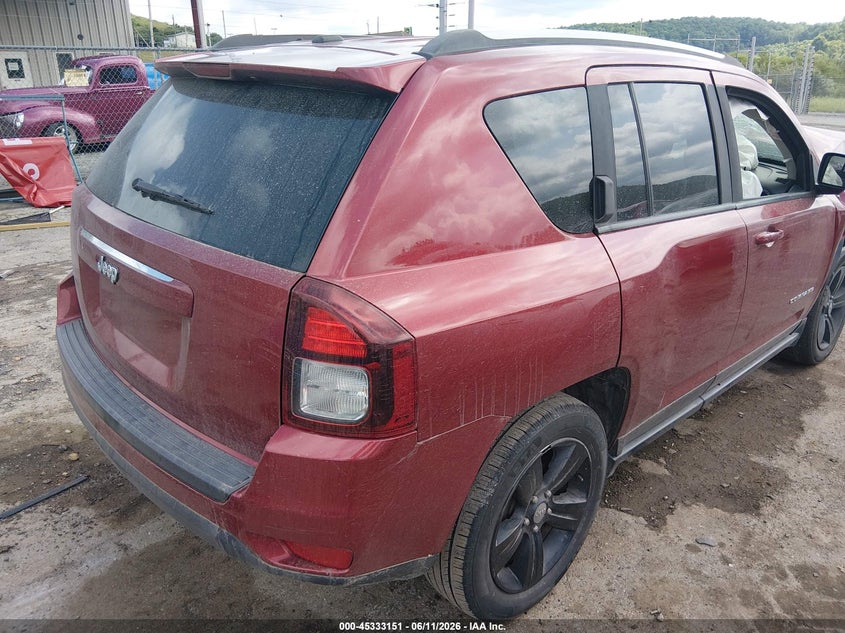 Vin: 1c4njcba4gd705719, lot: 45831087, jeep compass sport 20164