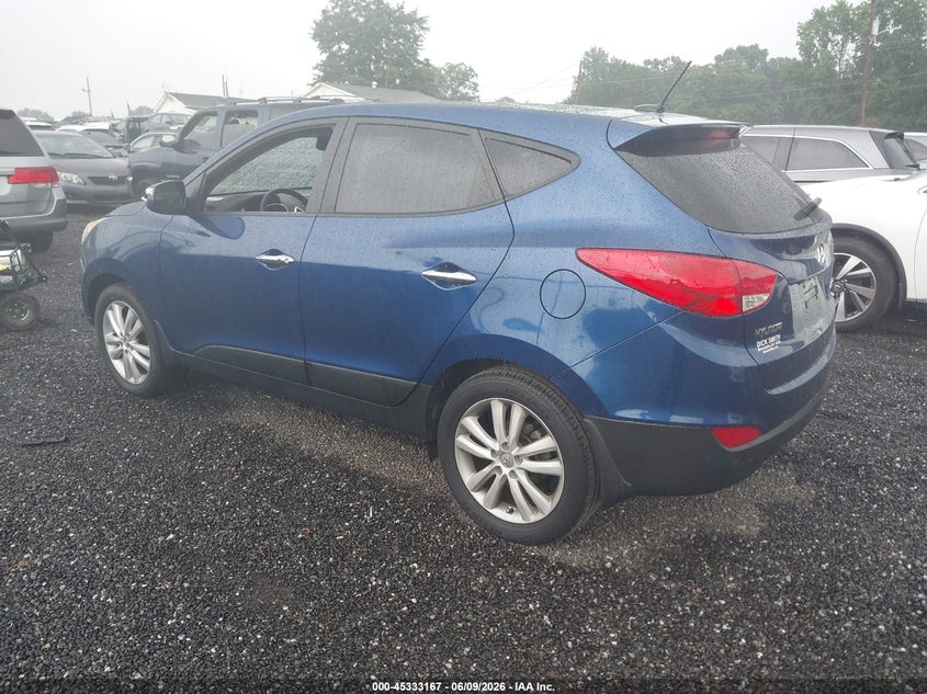 Vin: km8ju3ac2du773694, lot: 45831103, hyundai tucson limited 20133