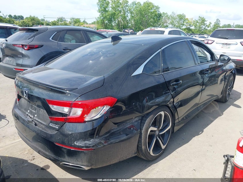 Vin: 1hgcv1f4xma086529, lot: 45831126, honda accord sport special edition 20214