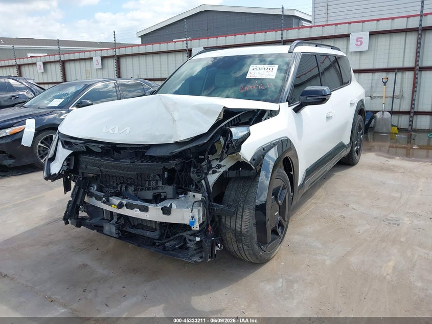 Vin: kndaefs50r6033382, lot: 45831147, kia ev9 gt-line 20242