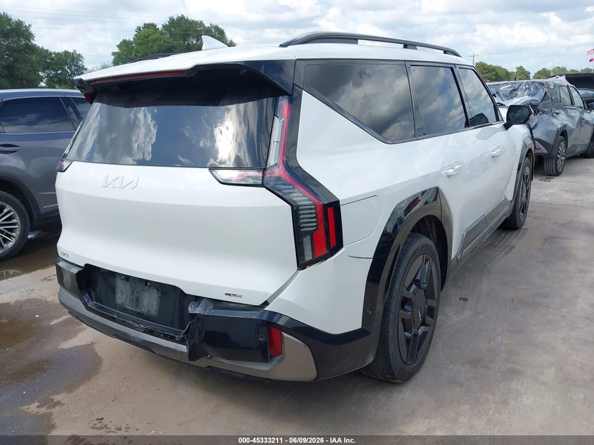 Vin: kndaefs50r6033382, lot: 45831147, kia ev9 gt-line 20244