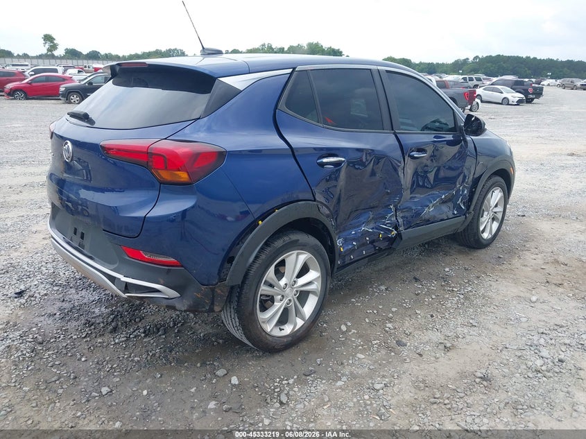 Vin: kl4mmbs2xpb099029, lot: 45831155, buick encore gx preferred fwd 20234