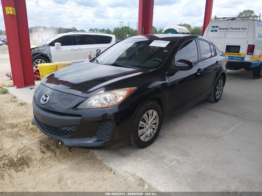 Vin: jm1bl1uf4c1552166, lot: 45831250, mazda mazda3 i sport 20122