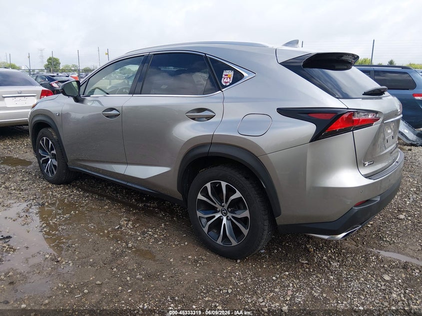 2015 LEXUS NX 200T auction photo 3