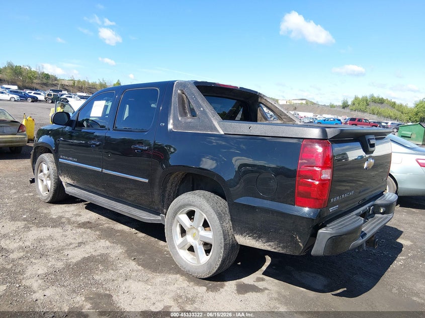 2009 CHEVROLET AVALANCHE 1500 auction photo 3
