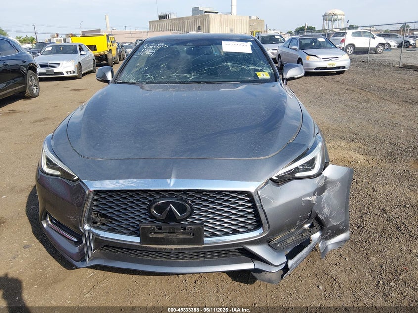 2019 Infiniti Q60 3.0T Luxe VIN: JN1EV7EL7KM291484 Lot: 45333388