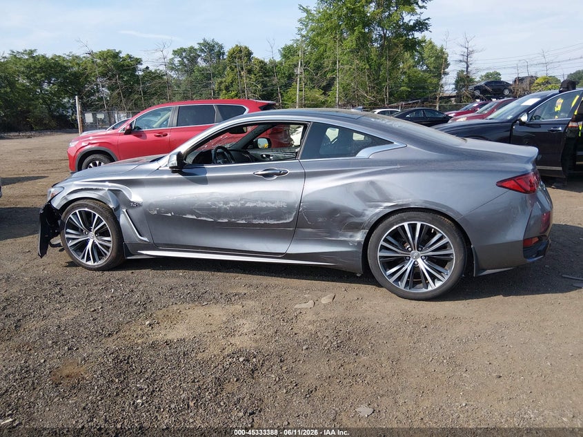 2019 Infiniti Q60 3.0T Luxe VIN: JN1EV7EL7KM291484 Lot: 45333388