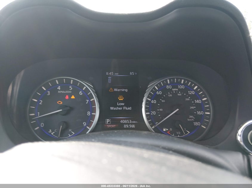 2019 Infiniti Q60 3.0T Luxe VIN: JN1EV7EL7KM291484 Lot: 45333388