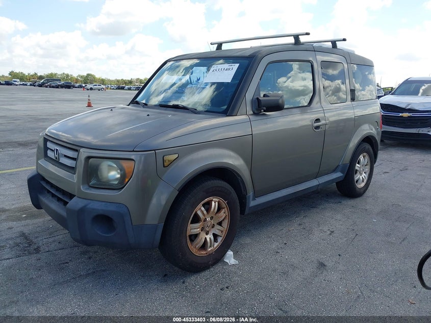 2007 HONDA ELEMENT SPORT UTILITY VEHICLE 2.4L I-4 DOHC, VVT, 166HP
