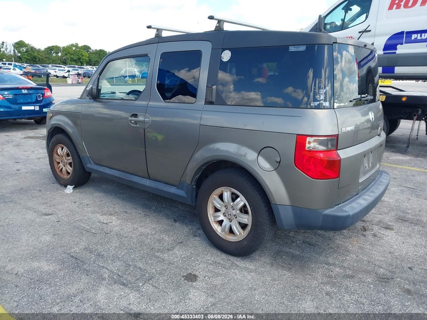 2007 HONDA ELEMENT SPORT UTILITY VEHICLE 2.4L I-4 DOHC, VVT, 166HP