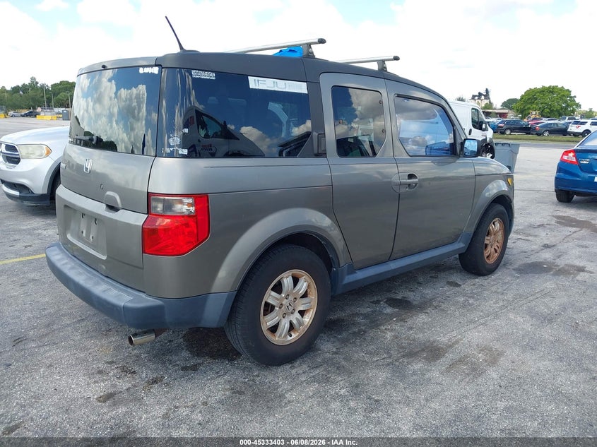 2007 HONDA ELEMENT SPORT UTILITY VEHICLE 2.4L I-4 DOHC, VVT, 166HP