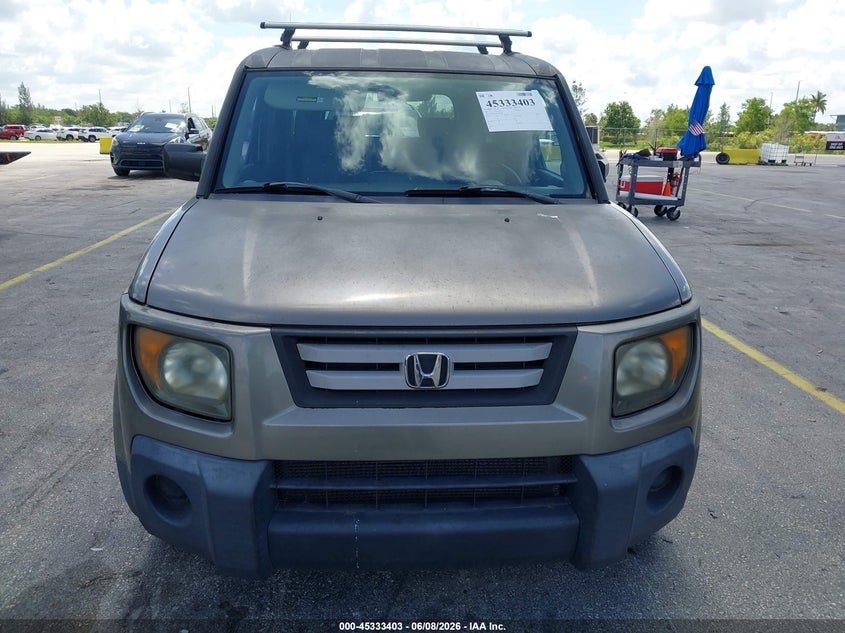 2007 HONDA ELEMENT SPORT UTILITY VEHICLE 2.4L I-4 DOHC, VVT, 166HP