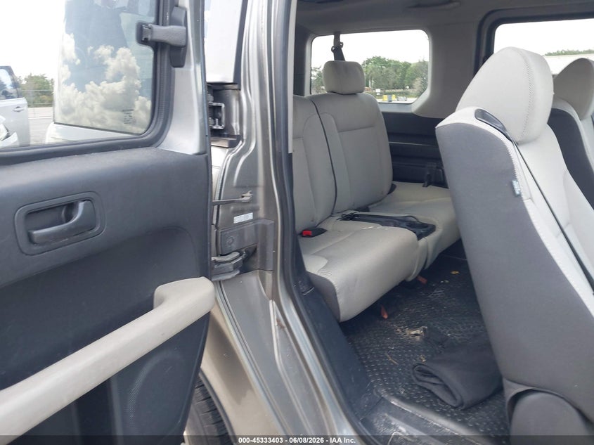 2007 HONDA ELEMENT SPORT UTILITY VEHICLE 2.4L I-4 DOHC, VVT, 166HP