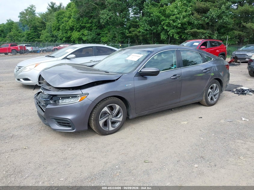 Vin: 19xze4f12ke009535, lot: 45831342, honda insight lx 20192
