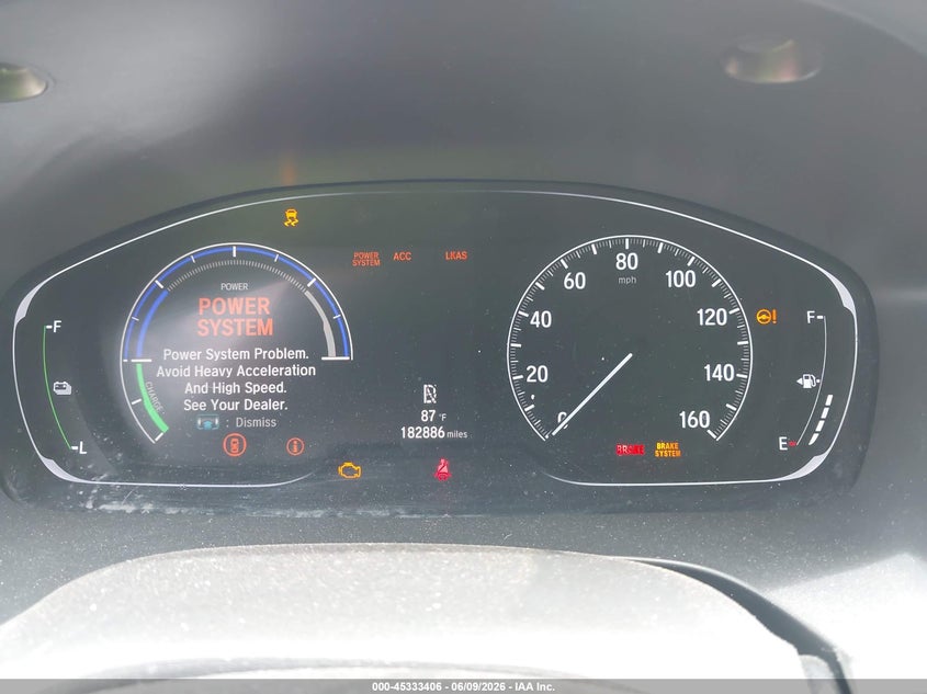 2019 Honda Insight Lx VIN: 19XZE4F12KE009535 Lot: 45333406