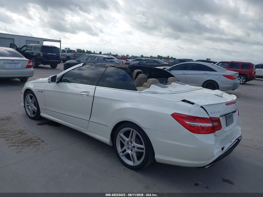 2013 MERCEDES-BENZ E-KLASSE CABRIO 4.6L V-8 DI, DOHC, VVT, TURBO, 402HP