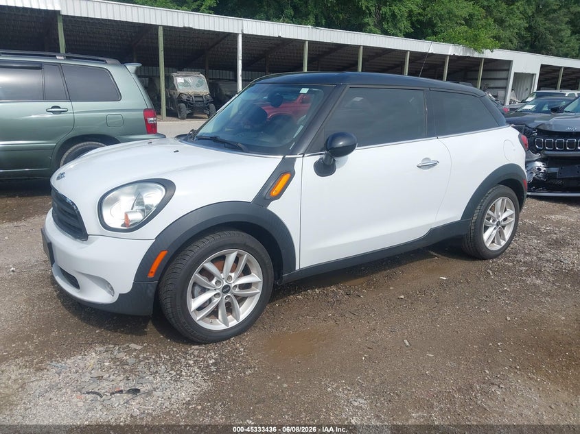 Vin: wmwss1c51dwn46466, lot: 45831372, mini paceman cooper 20132