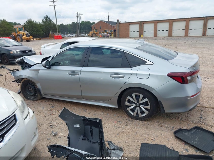 VIN 2HGFE2F2XTH526539 2026 HONDA CIVIC LX