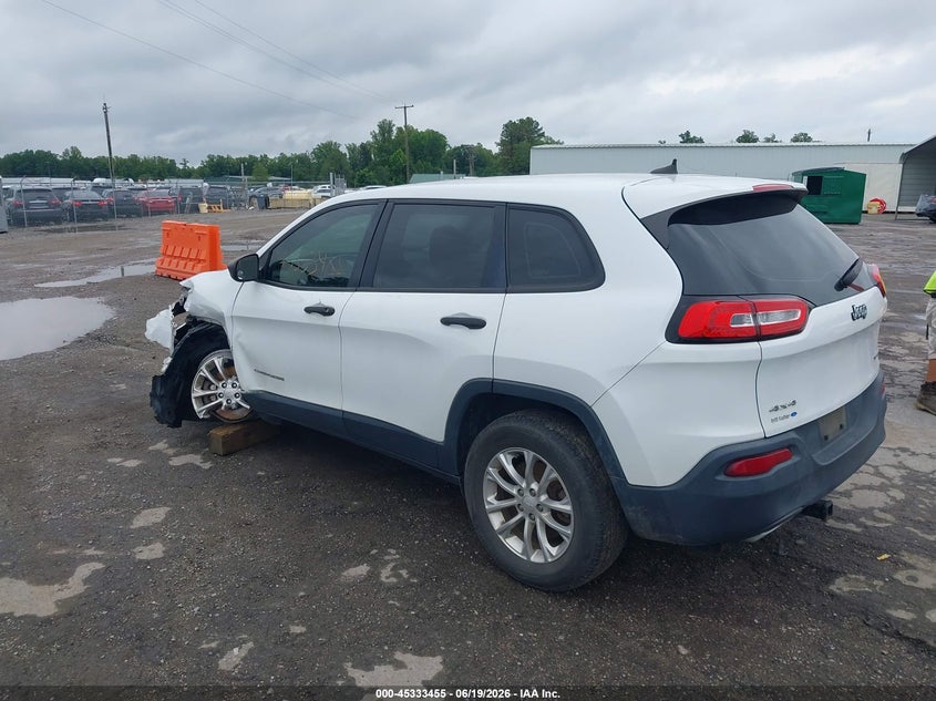2017 JEEP CHEROKEE SPORT UTILITY VEHICLE 3.2L V-6 DOHC, 271HP