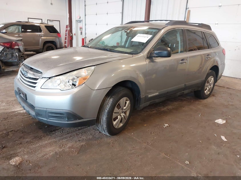 Vin: 4s4brcac8a3330912, lot: 45831407, subaru outback 2.5i 20102