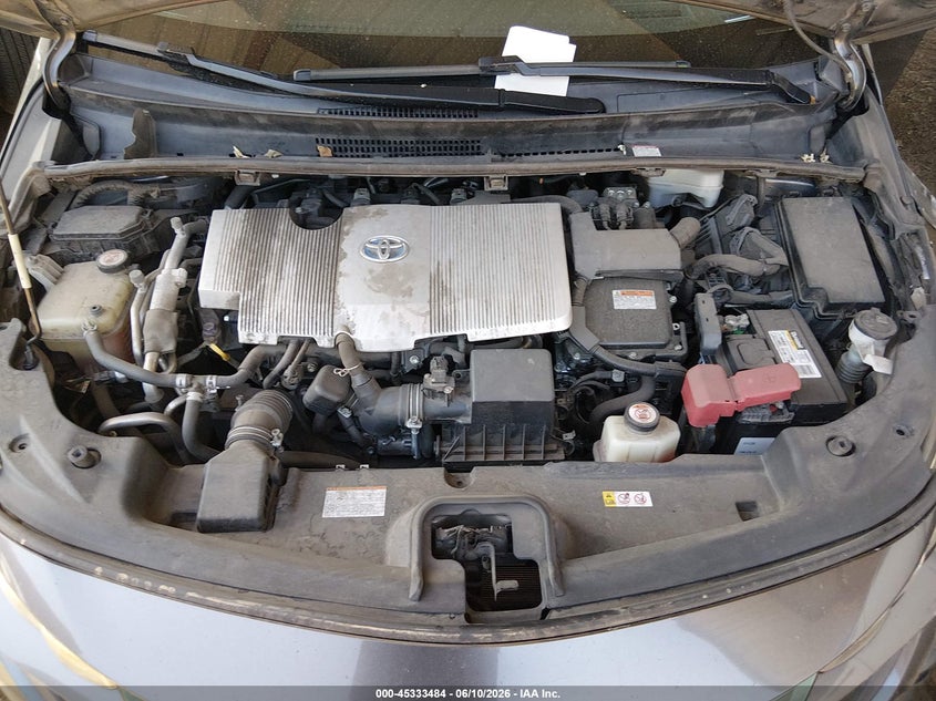 2018 TOYOTA PRIUS HATCHBACK 1.8L I-4 DOHC, VVT, 95HP