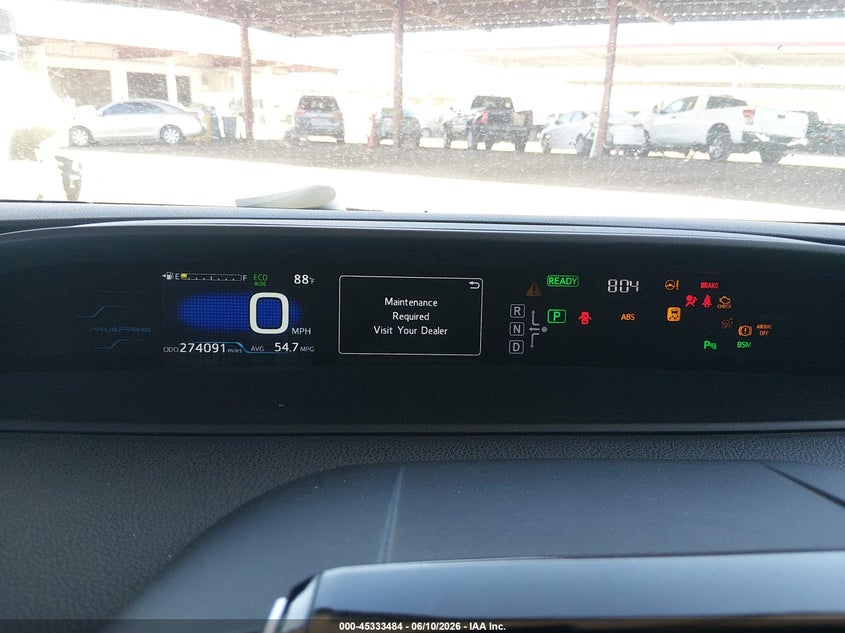 2018 TOYOTA PRIUS HATCHBACK 1.8L I-4 DOHC, VVT, 95HP