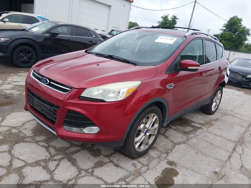 Vin: 1fmcu9j91fuc00353, lot: 45831476, ford escape titanium 20152