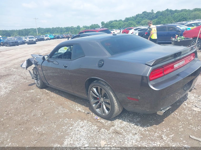 Vin: 2c3cdycj2eh116697, lot: 45831502, dodge challenger srt8 20143